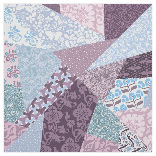 Tissu Patchwork "Crazy Quilt" (Échantillon)