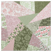 Tissu Patchwork "Crazy Quilt" (Échantillon)