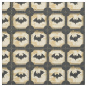 Tissu Patchwork de Grunge Denim Halloween avec chauves-s (Échantillon)