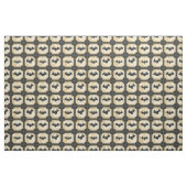 Tissu Patchwork de Grunge Denim Halloween avec chauves-s (Fat Quarter)
