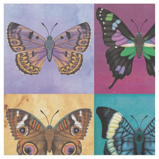 Tissu Patchwork de papillon (Fermer)