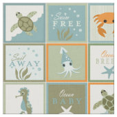 Tissu Patchwork d'océan (Fermer)