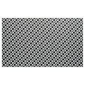 Tissu Patchwork Domino - Blanc sur Noir (Yard)