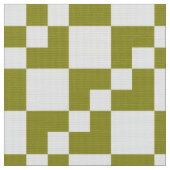 Tissu Patchwork Domino - Olive et blanc (Fermer)