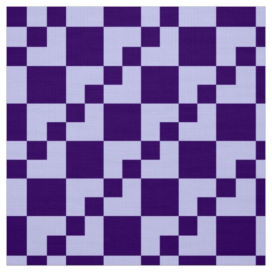 Tissu Patchwork Domino - Poudre bleu et violet profond (Échantillon)