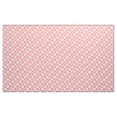 Tissu Patchwork Domino - Tropical rose et blanc (Yard)
