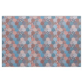 Tissu Patchwork Hexagons Cornflower et Rose (Yard)