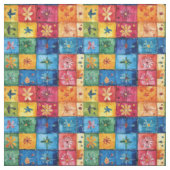 Tissu Patchwork Picado à motifs floraux de courtepointe (Échantillon)