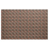 Tissu Patchwork rustique | Art populaire Motif de courte (Yard)
