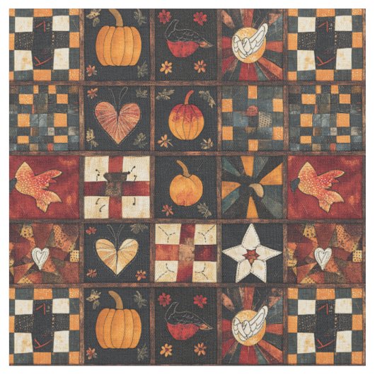 Tissu Patchwork rustique | Art populaire Motif de courte (Fermer)