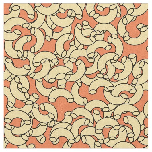 Tissu Pâtes coudes (Fermer)