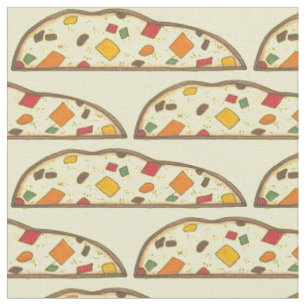 Tissu Pâtisserie de Noël Italienne Biscotti Xmas