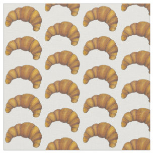 Tissu Pâtisserie française Flaky Croissant Butte Croissa