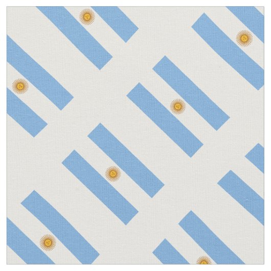 Tissu Patriotique : Drapeau de l'Argentine Imprimer (Fermer)