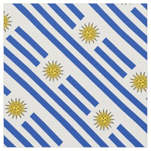 Tissu Patriotique : Drapeau de l'Uruguay (Fermer)