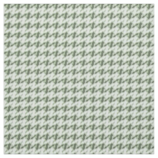 Tissu Patrón de pata de gallo verde. (Échantillon)