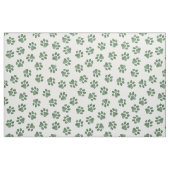 Tissu Patrouilles de Doodle, Paws de Chien, Paws Vertes (Fat Quarter)