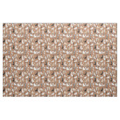 Tissu Patte de chat drôle - terre cuite (Fat Quarter)