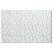 Tissu Pattern Blue & Gray Leaves (Fat Quarter)