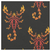 Tissu Patters de Flames Scorpion (Fermer)