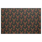Tissu Patters de Flames Scorpion (Fat Quarter)