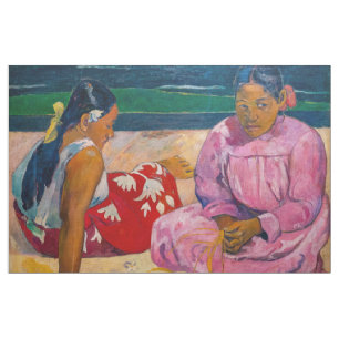 Tissu Paul Gauguin - Femmes tahitiennes sur la plage