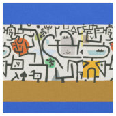 Tissu Paul Klee Rich Harbor Expressionnisme abstrait (Fermer)