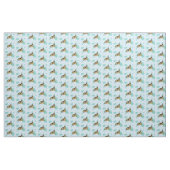 Tissu paumes de bleu de gsd (Yard)
