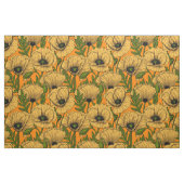 Tissu Pavot jaune (Yard)