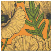 Tissu Pavot jaune (Échantillon)