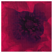 Tissu Pavot rouge (Fermer)