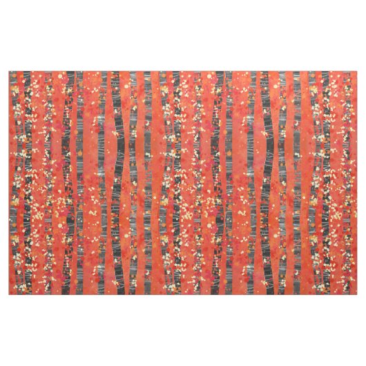 Tissu Paysage de la forêt de Birch (Fat Quarter)