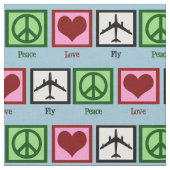 Tissu Peace Love (Fermer)
