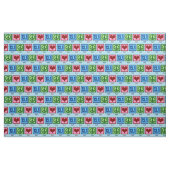 Tissu Peace Love 13.1 Moitié Marathon Runner (Fat Quarter)