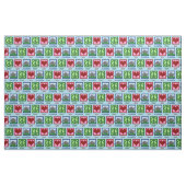 Tissu Peace Love Armadillos (Fat Quarter)