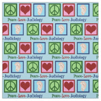 Peace Love Audiology Cute Audiologiste