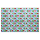 Tissu Peace Love Audiology Cute Audiologiste (Fat Quarter)