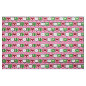 Tissu Peace Love Baton Twirling (Fat Quarter)