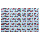 Tissu Peace Love Physical Therapy PT Motif (Fat Quarter)