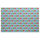Tissu Peace Love Swimming (Fat Quarter)