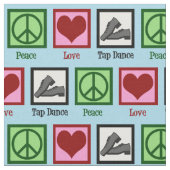 Tissu Peace Love Tap Dance (Fermer)