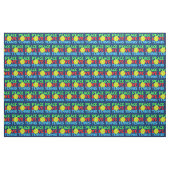 Tissu Peace Love Tennis (Fat Quarter)