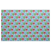 Tissu Peace Love Ukulele (Fat Quarter)