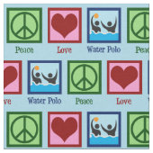 Tissu Peace Love Water Polo (Fermer)