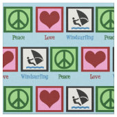 Tissu Peace Love Windsurf (Fermer)