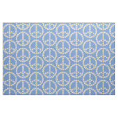 Tissu peace sign daisii daisy boho (Fat Quarter)