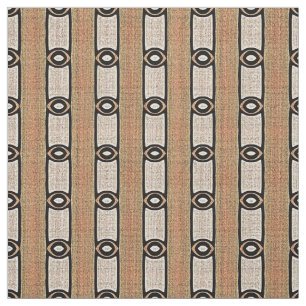 Tissu Peach Orange Taupe Beige Brown Bali Batik Motif