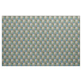 Tissu Peacock bleu (Yard)