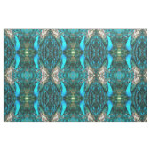 Tissu Peacock Bleu Vibrant Avec Queue Fissée (Fat Quarter)