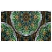 Tissu Peacock Feathers Mandalas... (Fat Quarter)